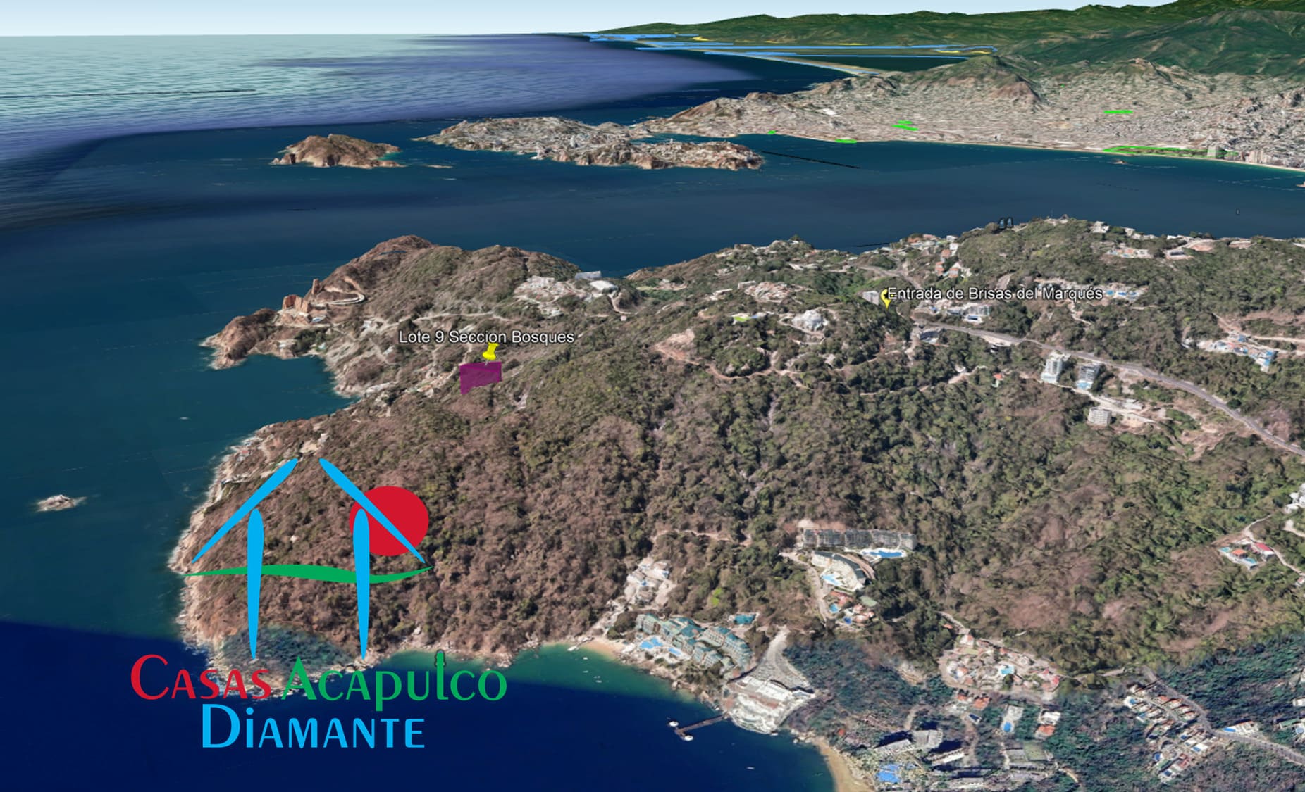 Terreno Brisas del Marqués Bosques lote 9 - Ubicación satelital y entorno 15